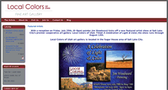 Desktop Screenshot of localcolorsart.com